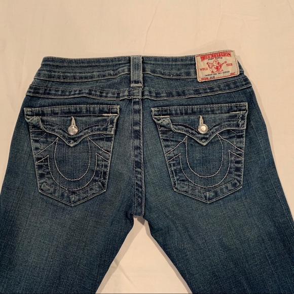 True Religion light wash denim jeans - Picture 1 of 4